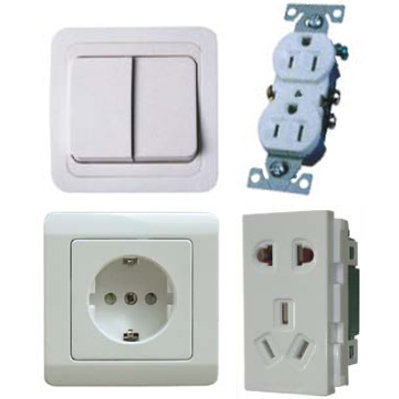 Room switch and socket